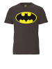 Logoshirt T-Shirt BATMAN - LOGO in dunkelgrau