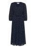 Kaffe Kleid KAsally Regular fit in Midnight/White dot