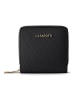 Lazarotti Bologna Leather Medium Zip-Around Geldbörse Leder 10 cm in black