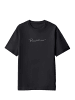 Reichstadt Reichstadt Oversized T-Shirt Damen Brand Stick 23RSW044 Black XS