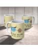 Mr. & Mrs. Panda Kinderpott Kaffee Bohne mit Spruch in Gelb Pastell