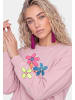 IZIA Women Sweatshirt in Light Rose