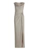 Vera Mont Abendkleid im Glitzer-Look in Cream/Silver