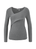 s.Oliver BLACK LABEL Strickpullover langarm in Grau