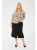 KAFFE curve Strickpullover KClizzy in Feather Gray Mel./Black