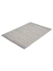 Kayoom Kurzflor Teppich Natura 410 in natural - silber - rechteckig