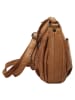 SPIKES & SPARROW Umhängetasche echt Leder in cognac