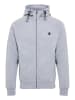 Threadbare Fleecejacke THB Fleece Zip Through Hoody Radium in Grau