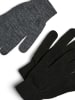 Pieces 3er-Pack Handschuhe in Black