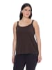 Ulla Popken Strick-Top in mahagoni