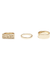 Mister Tee Mister Tee Unisex Pray Ring Set in gold