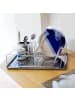 relaxdays Abtropfgestell in Silber- (B)48 x (H)33 x (T)12 cm