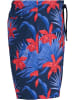 Urban Classics Badeshorts in blue/red