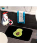 Mr. & Mrs. Panda duschmatten Avocado Kern ohne Spruch in Schwarz