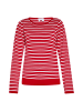 usha BLUE LABEL Pullover in ROT WEISS