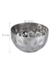 relaxdays 2 x Servierschüssel in Silber -  (H)8,5 x Ø 15 cm