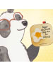 Mr. & Mrs. Panda Tassenuntersetzer Spiegelei Ei Design mit Spruch in Weiß