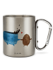 Mr. & Mrs. Panda Teebecher Kaffee Bohne ohne Spruch in Silber