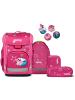 Ergobag Cubo Light Schulranzen Set 5-tlg. SternzauBär in pink