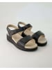 Terry Sandalen in Schwarz