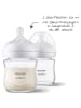 Philips Avent Glas-Flasche 4er Pack Natural Response 120ml & 240ml in weiss