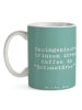 Mr. & Mrs. Panda Kaffeehaferl Spruch Bauingenieur Kaffee mit Spruch in Meeresbrise