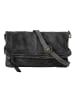 Cluty Abendtasche echt Leder in schwarz