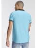 AJC Poloshirt in türkis-meliert