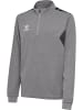 Hummel Halbreißverschluss Sweatshirt Hmlauthentic Kinder in GREY MELANGE