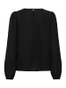 Kaffe Langarm-Bluse KAvivy Regular fit in Black Deep