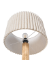 Beliani Stehleuchte BELESSA in Beige/Schwarz - (W) 40 x (H) 144 x (L) 40 cm