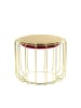Kayoom Beistelltisch Pouf Comfortable 110 in rot - gold