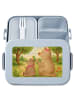 Mr. & Mrs. Panda Lunch Box Bär Kind Design ohne Spruch in Blau Pastell