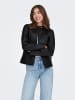 JDY Kunstlederjacke in Black