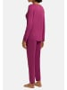 Hanro Pyjama Natural Elegance in Tourmaline melange