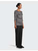Joy Sportswear T-Shirt CARINA in white/black stripes