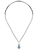 mantraroma 925er Silber - Kettenanhänger (L) 11 x (B) 30 mm mit Labradorit