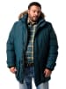 Men Plus Parka in dunkles tannengrün