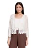 Betty Barclay Sommer-Strickjacke mit 3/4 Arm in Rohweiß
