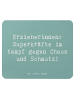 Mr. & Mrs. Panda Mouse Pad Spruch Superheldin Erzieherin mit Spruch in Meeresbrise
