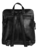 Sansibar Rucksack echt Leder in schwarz