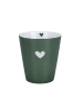 Krasilnikoff Happy Mug Colourful Heart in oliv