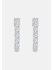 Ethische Diamanten Ohrringe aus 375 Weißgold mit Lab Grown Diamant
