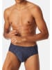 Schiesser Mini Slip / Unterhose 95/5 Essentials - Cotton in Blau