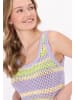 myMo Women Top in lilac multicolor