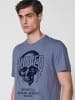KOROSHI Kurzarm-t-shirt. in blau