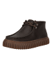 Clarks Schnürschuhe Torhill High in 5228 Dark Brown Lea