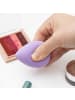 Intirilife 5er Set Make Up Schwamm Kosmetik Schmink Schwämmchen Sponge in Hell Lila