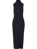 Urban Classics Urban Classics Damen Ladies Knitted Eco Viscose Turtleneck Dress in black