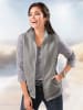 Sieh an! Fleece-Weste in grau